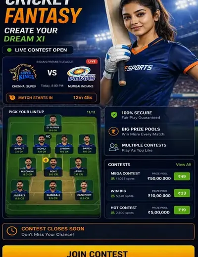 Indian 420 (indian matka 420) fantasy cricket & matchday visual 3